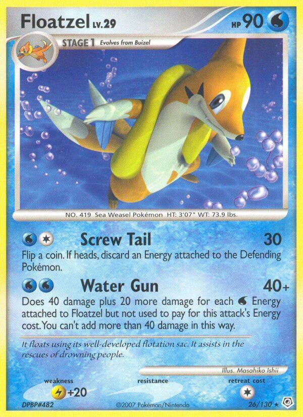 Floatzel [Reverse Holo]